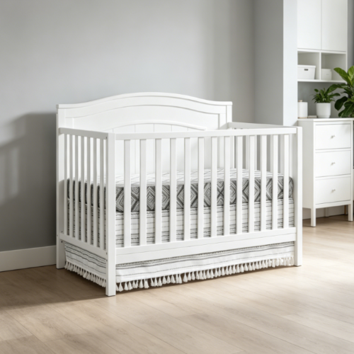 4-in-1 Convertible Crib – Snow White