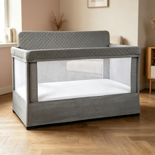 Breathable Mesh Full-Size Crib